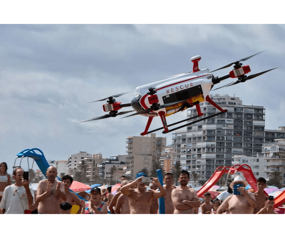 Drones Socorristas: Innovación en Seguridad Acuática y Rescate en Playas